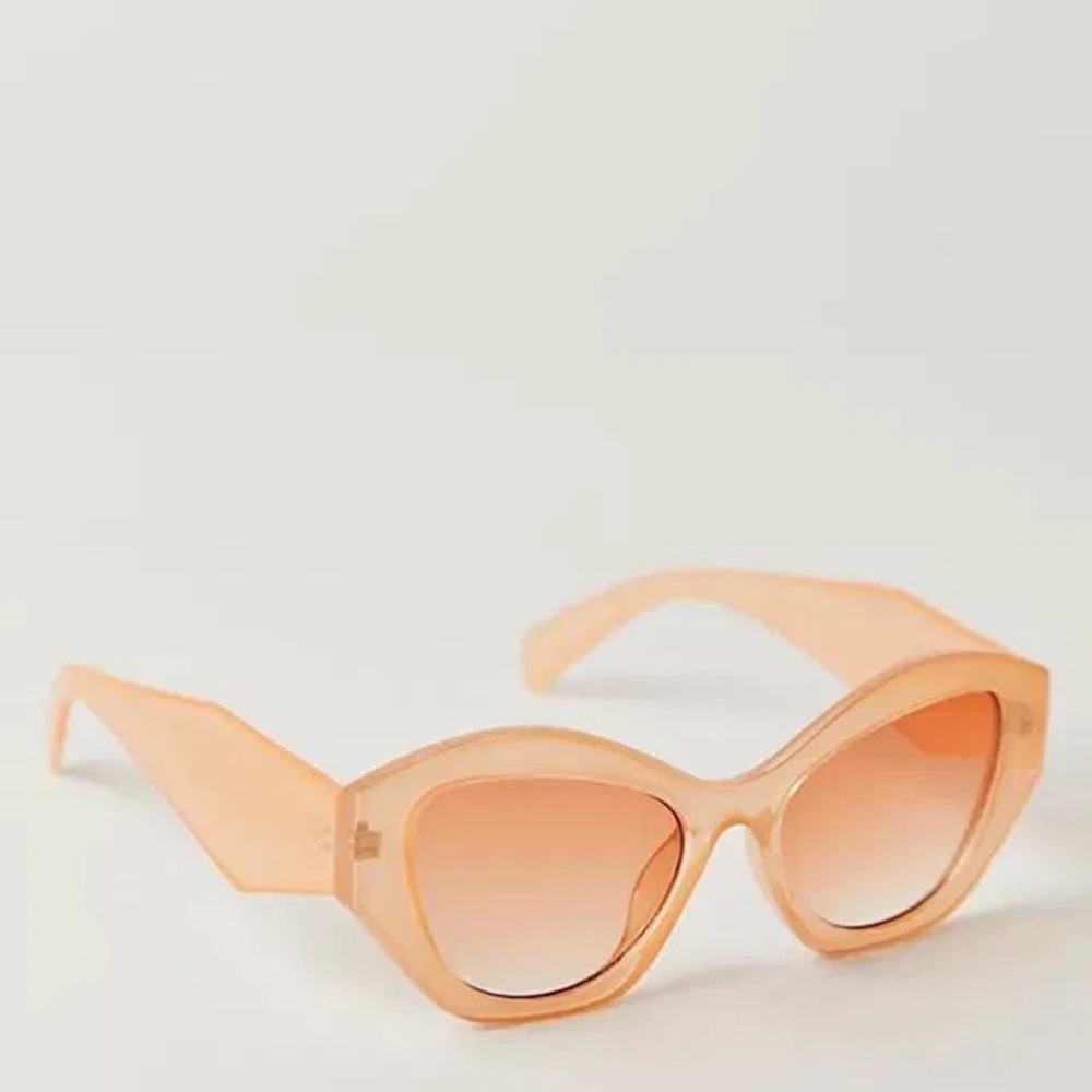 Free People Peach Sunglasses cat eye